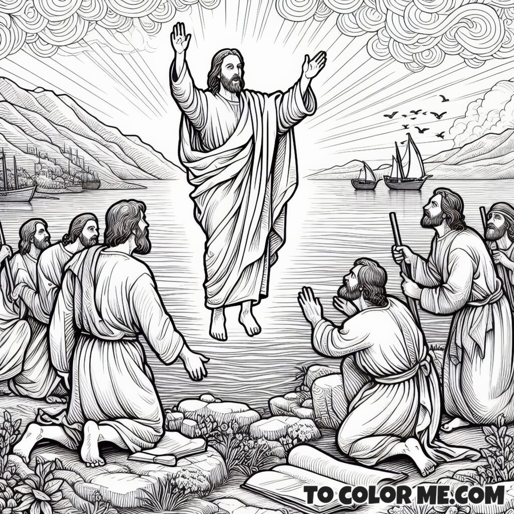 Nathanael the Apostle: Coloring Sheet