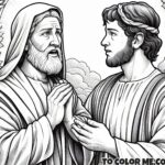 Resurrection Witness: St. Bartholomew Coloring Sheet