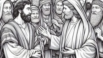 King Astyages' Victim: Bartholomew Coloring Page