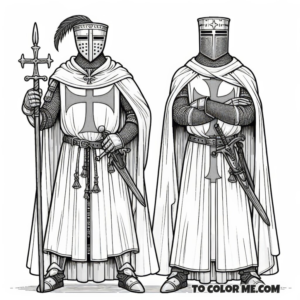 Saint Bernard of Clairvaux: Cistercian Abbot Coloring Page