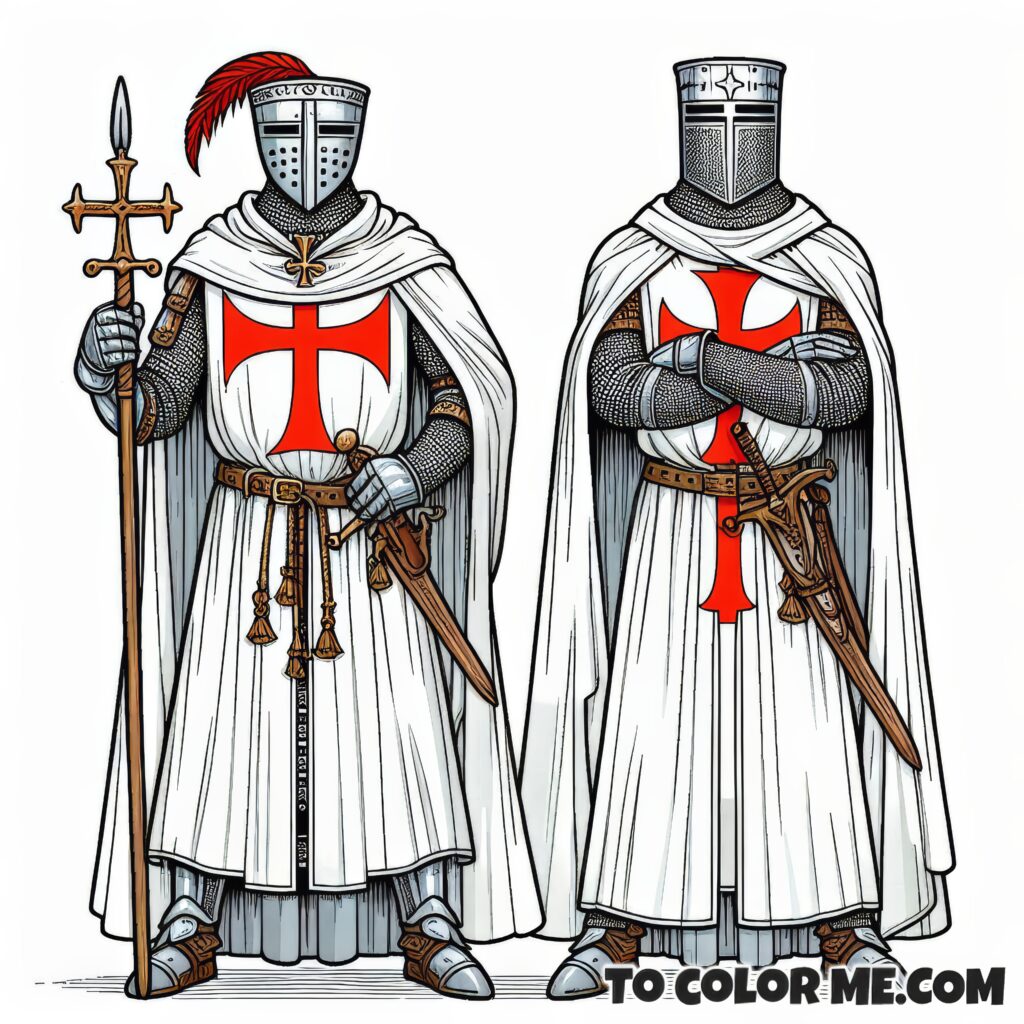 Saint Bernard of Clairvaux: Cistercian Abbot Coloring Page