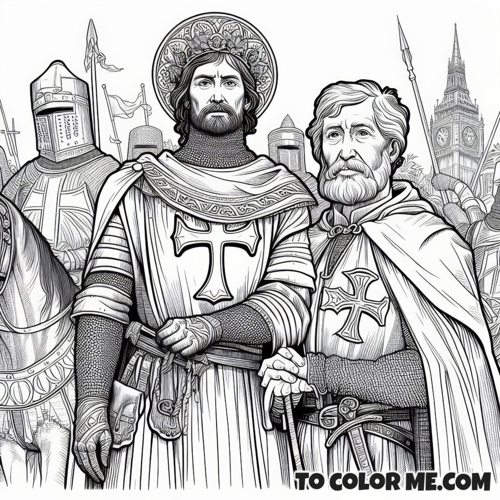 Doctor of the Church: St. Bernard Coloring Sheet