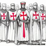 Papal Advisor: Bernard of Clairvaux Coloring Activity