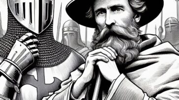 European Saint: Bernard of Clairvaux Coloring Sheet