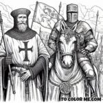 Monastic Wisdom: St. Bernard Coloring Activity