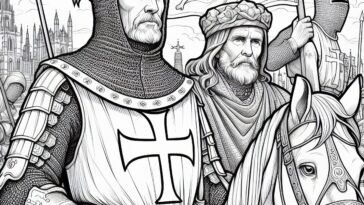 Catholic Mystic: Bernard of Clairvaux Coloring Sheet
