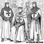 Virtuous Abbot: St. Bernard Coloring Activity