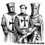 Shoulder Wound Prayer: St. Bernard Coloring Activity