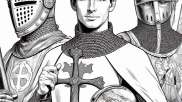 Cistercian Reformer: Saint Bernard Coloring Sheet