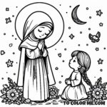 Bride of Poverty: St. Clare of Assisi Coloring Book