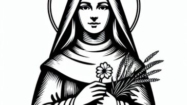 Vowed to Poverty: Saint Clare Coloring Pages