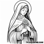 Monastic Maiden: St. Clare Coloring Book