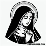 Franciscan Sister: St. Clare of Assisi Coloring Book