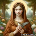 Assisi's Holy Daughter: Clare Coloring Book
