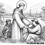 Medieval Missionary: Saint Dominic Coloring Book