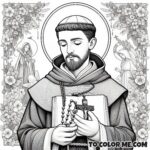 Rosary Champion: Saint Dominic Coloring Book