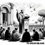 Patron of Astronomers: St. Dominic Coloring Pages
