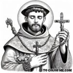 Dominican Founder: Saint Dominic Coloring Book