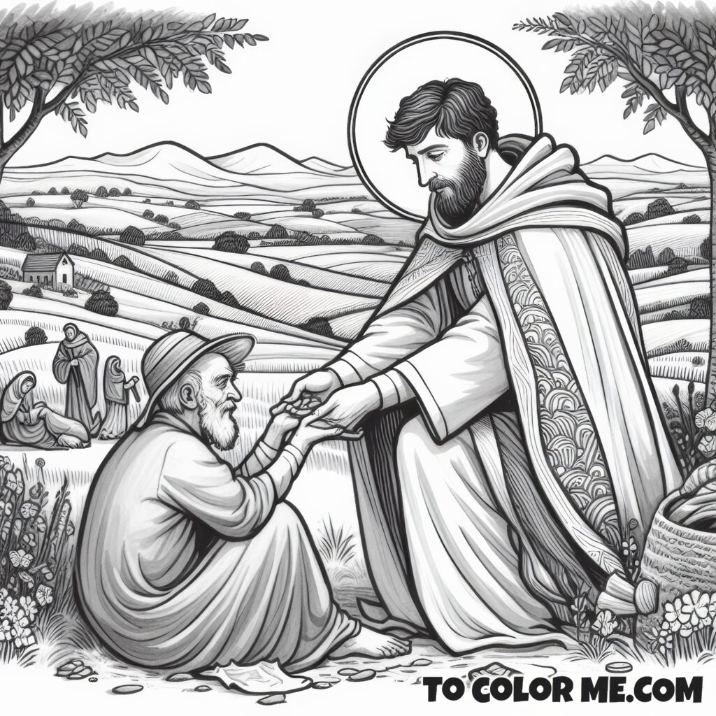 Preaching Friar: Saint Dominic Coloring Book