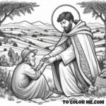 Preaching Friar: Saint Dominic Coloring Book
