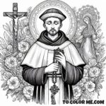 Spanish Noble Saint: Dominic Coloring Book