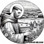 Heresy Fighter: Saint Dominic Coloring Pages