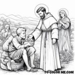 Marian Devotee: St. Dominic Coloring Pages