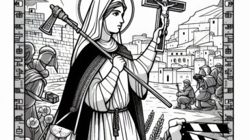 Relic Hunter Saint: Helena Coloring Sheet
