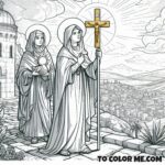 Jerusalem's Church Builder: St. Helena Coloring