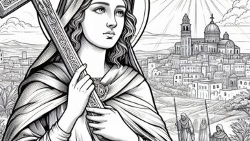 Holy Land Explorer: St. Helena Coloring Activity