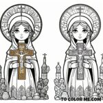 Imperial Treasurer: St. Helena Coloring Sheet