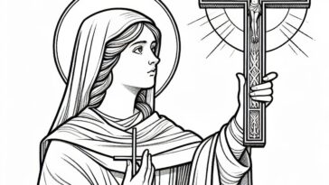 Constantine's Christian Mother: Helena Coloring