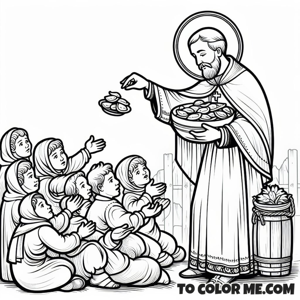 Medieval Missionary: Hyacinth Coloring Activity