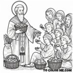 Mary's Statue Bearer: St. Hyacinth Coloring Page