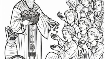 Mary's Statue Bearer: St. Hyacinth Coloring Page