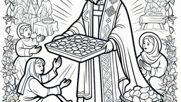 Polish Miracle Saint: Hyacinth Coloring Sheet