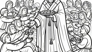 Famine-Ending Saint: Hyacinth Coloring Page