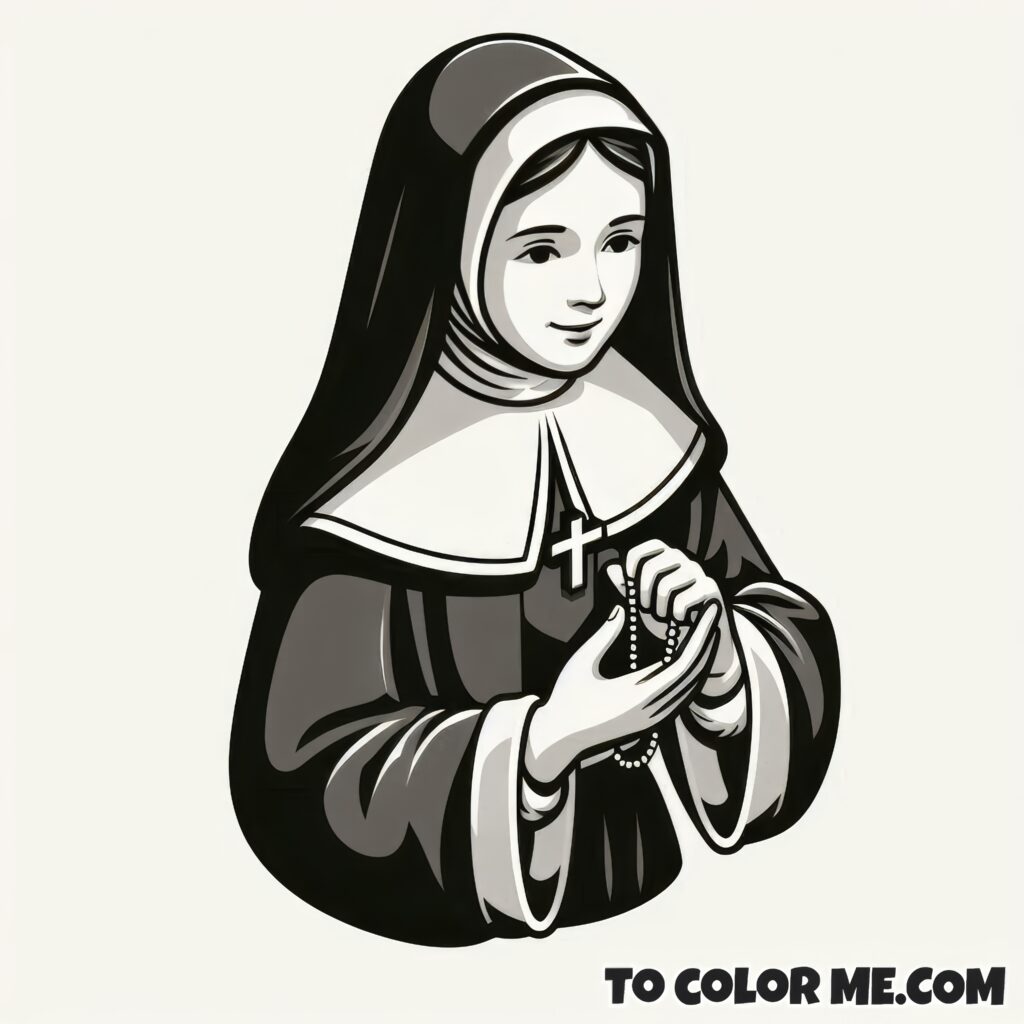 Servant of the Poor: Jane de Chantal Coloring Book