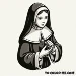 Servant of the Poor: Jane de Chantal Coloring Book