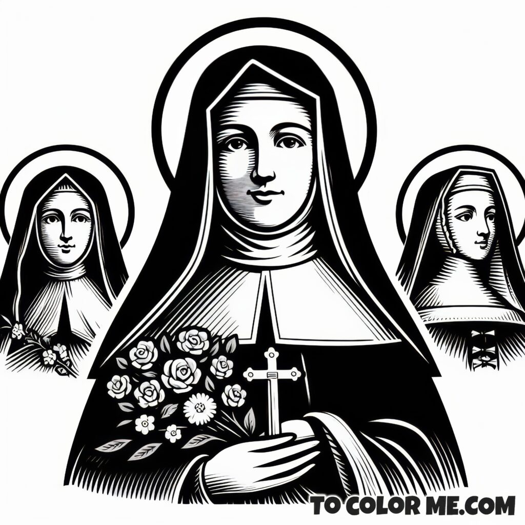 Francis de Sales' Disciple: St. Jane Frances Coloring Book