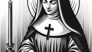Visitation Order: Jane de Chantal Coloring Pages