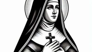 17th Century Saint: St. Jane Frances Coloring Book