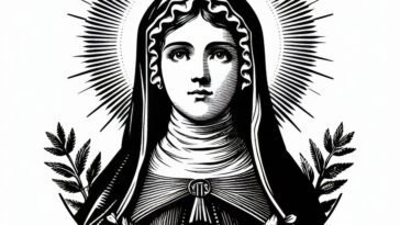 Abandonment Prayer: Jane de Chantal Coloring Page