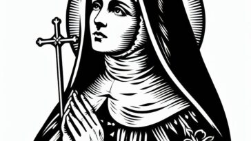Widowed Saint: St. Jane Frances Coloring Book