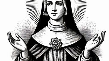 Visitation Nun: Jane de Chantal Coloring Pages