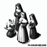 Divine Providence: St. Jane Frances Coloring Book
