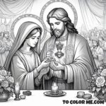 French Missionary: Saint John Eudes Coloring Page