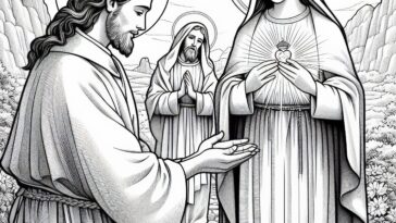 Sacred Heart Apostle: John Eudes Coloring Activity