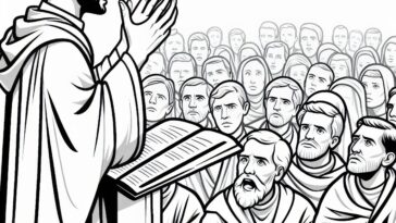 17th Century Saint: John Eudes Coloring Page