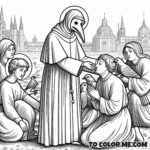 Anti-Jansenist Crusader: St. John Eudes Coloring